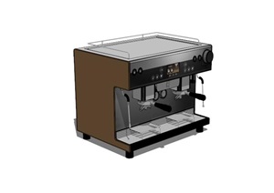 咖啡机详细设计SU(草图大师)模型
