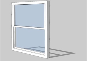 现代玻璃窗详细完整SU(草图大师)模型