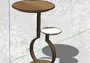 创意桌凳组合设计SU(草图大师)模型