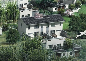 现代中式别墅设计jpg方案