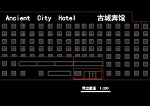 七层11773.6平米旅馆设计方案图