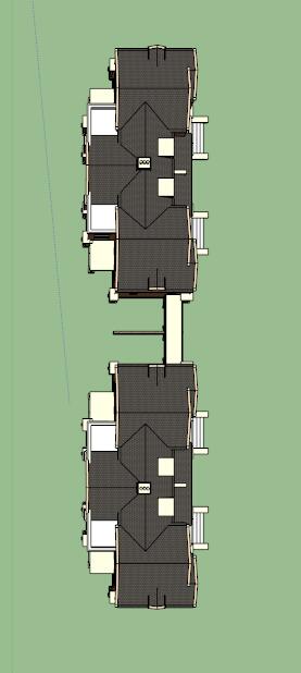某欧式多层小区居住楼设计su模型