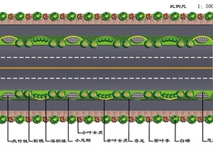 三条道路景观规划设计方案