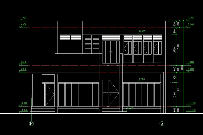 现代别墅建筑方案带效果图(4)