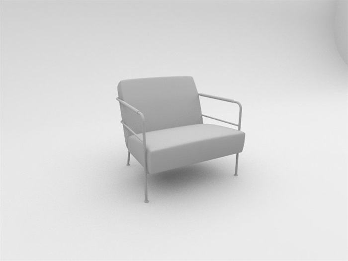 椅子素模详细设计su模型
