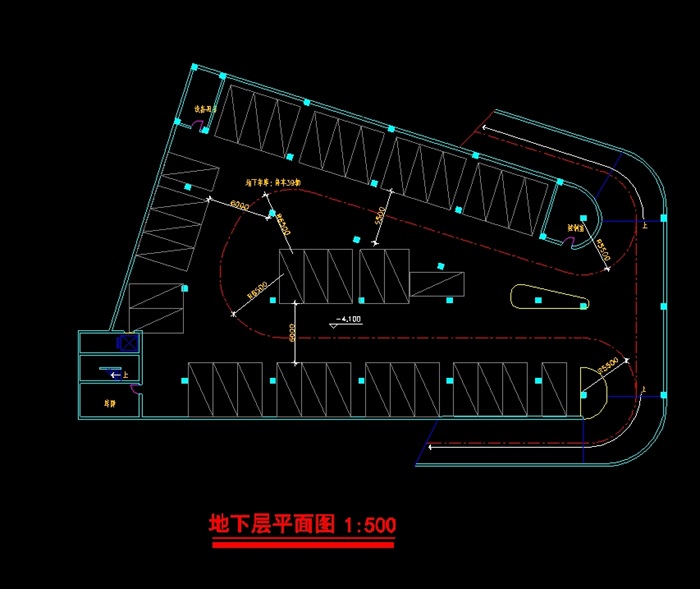 武汉万科城市花园集中商业建筑cad方案设计(6)