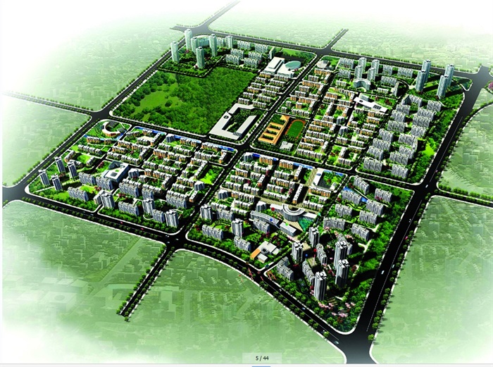 无锡万科魅力之城小区规划设计jpg方案(1)