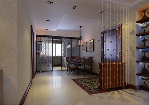 现代详细住宅室内空间装饰设计3d模型