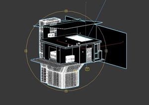 现代室内住宅空间简单设计3d模型