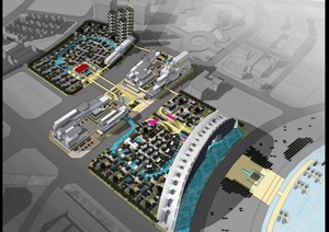 某详细的城市中心项目概念设计ppt方案