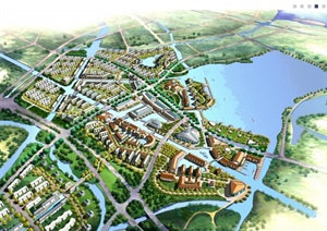 某新镇概念性总体规划设计pdf方案