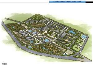 某市杨家泊镇区总体规划设计jpg方案
