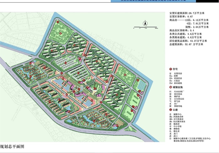 某市杨家泊镇区总体规划设计jpg方案(2)
