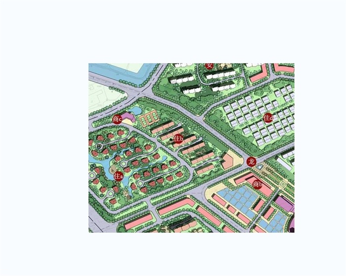 某市杨家泊镇区总体规划设计jpg方案(4)