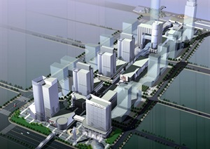 杭州滨江步行街详细的规划设计jpg方案