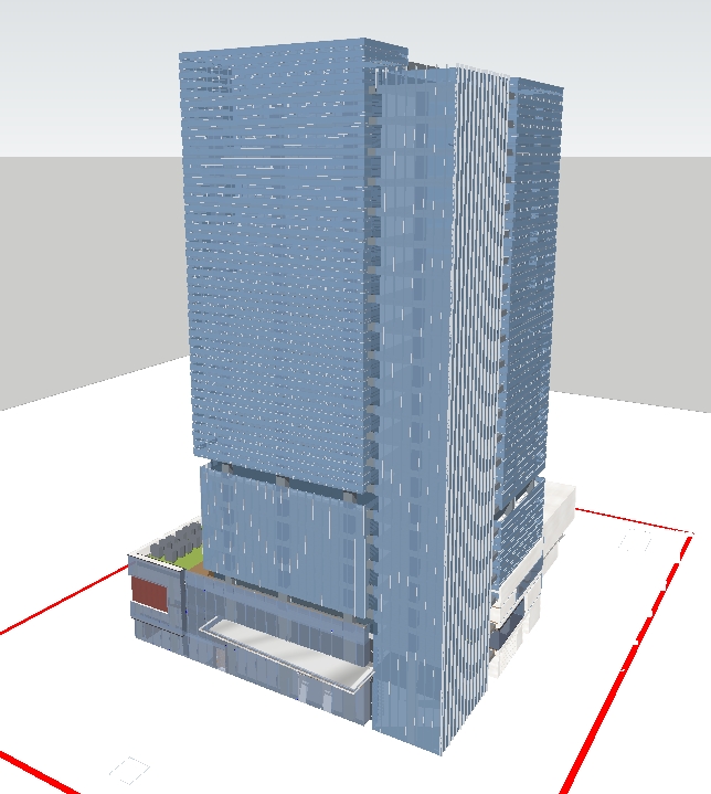 一个高层办公楼ＳＵ设计模型(1)