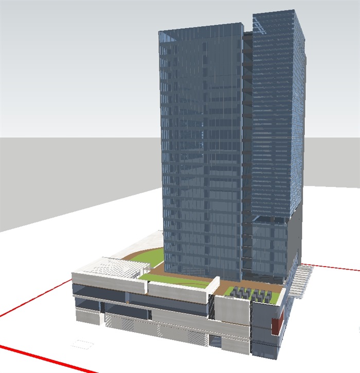 一个高层办公楼ＳＵ设计模型(2)