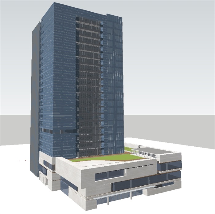一个高层办公楼ＳＵ设计模型(3)