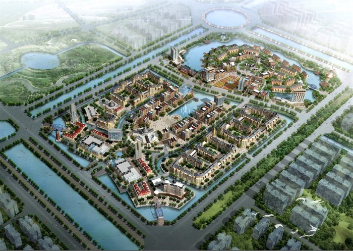 南昌欧式风格商业住宅区总体规划设计方案文本(1)