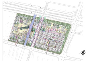 现代住宅小区完整景观pdf方案