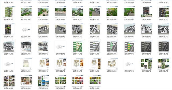 某现代详细完整的住宅小区景观设计jpg方案(8)