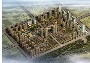 滨湖新区大型住宅小区规划设计jpg方案