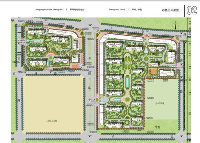 郑州住宅小区详细的景观设计pdf方案(6)