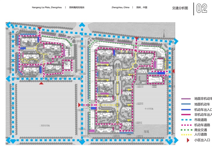 郑州住宅小区详细的景观设计pdf方案(10)