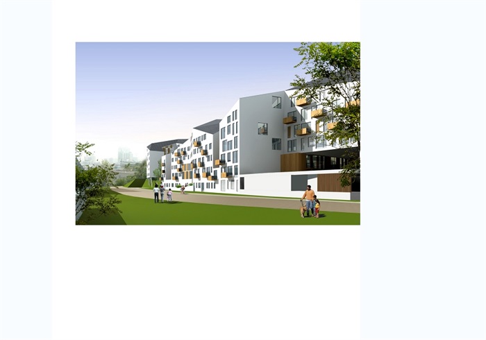 某中式半山公寓规划建筑jpg方案(2)