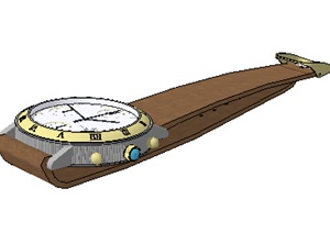手表素材设计SU(草图大师)模型