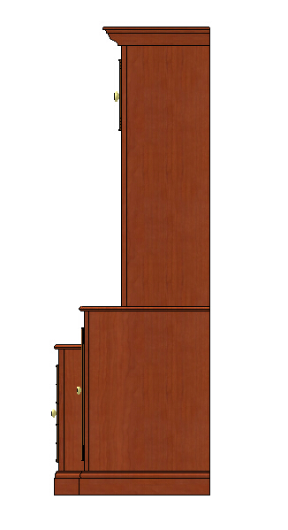 现代家具柜子设计su模型