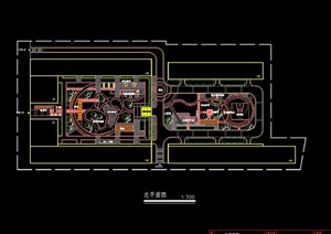 现代大型屋顶花园景观cad方案