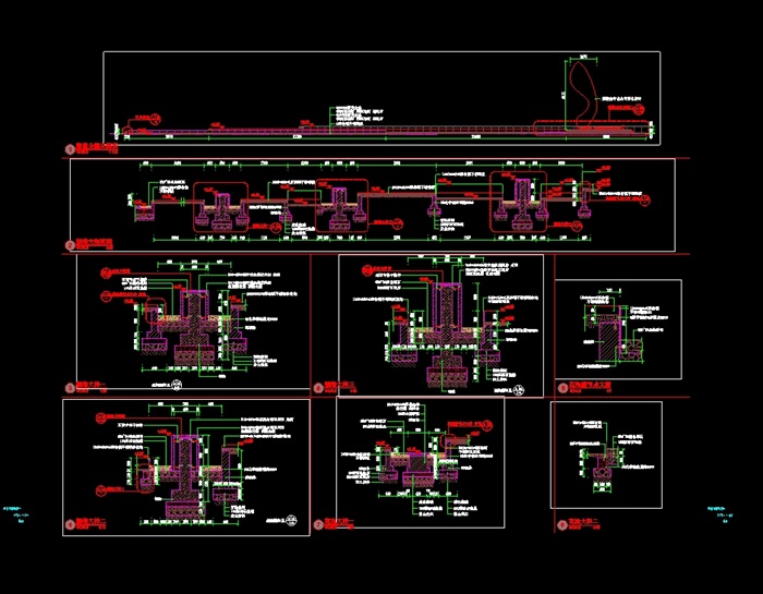 雕塑公园详细设计cad施工图(2)