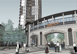 廊桥水岸项目住宅景观工程设计pdf方案