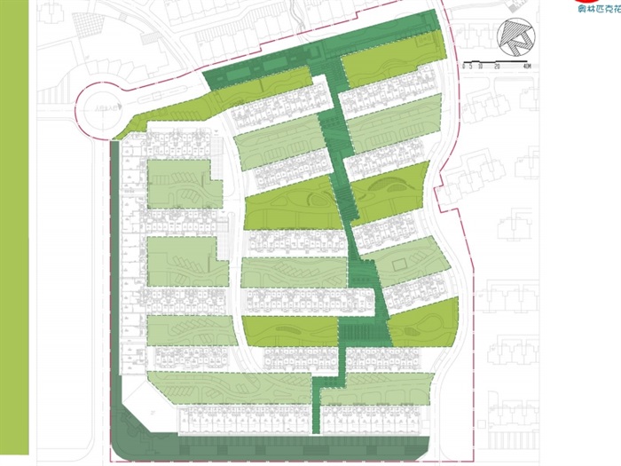 某详细的花园小区一期景观设计pdf方案(6)