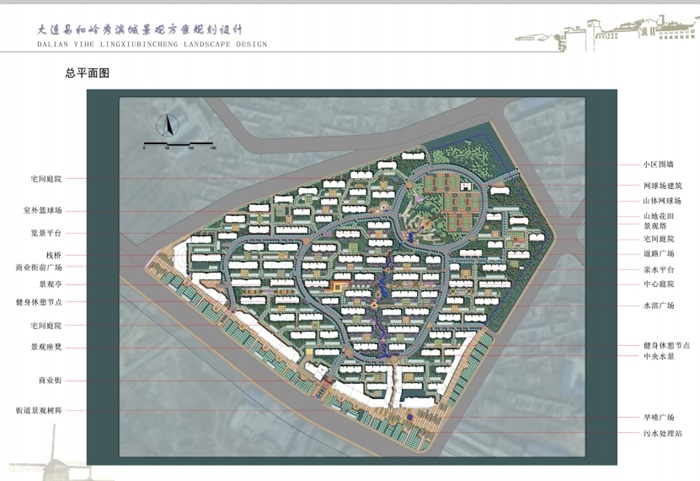 某欧式岭秀滨城景观工程pdf方案设计(6)