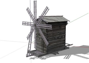 风车房素材设计SU(草图大师)模型
