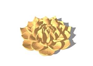 植物雕塑小品素材设计SU(草图大师)模型