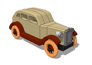 玩具汽车SU(草图大师)模型