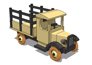 小货车玩具车SU(草图大师)模型