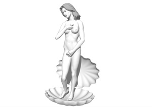 园林景观女人小品雕塑设计SU(草图大师)模型