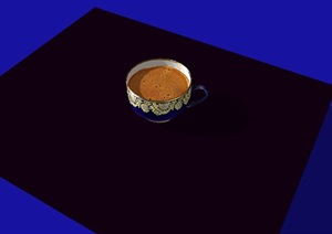某欧式咖啡杯设计SU(草图大师)模型