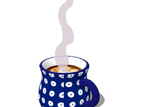 一杯咖啡SU(草图大师)模型