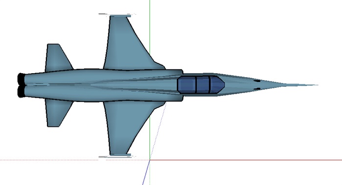 战斗飞机设计su模型