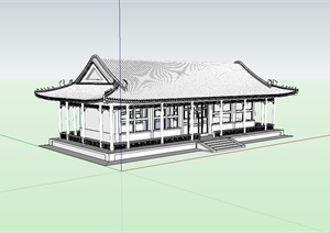 精品亭房设计SU(草图大师)模型