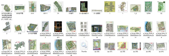 现代完整的城市规划设计jpg平面图