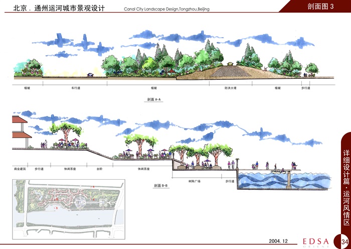 北京通州运河城市景观设计(4)