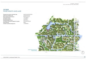 某淀浦河外环西河水系景观总体规划设计jpg方案