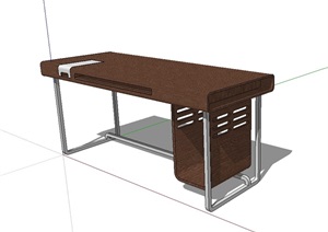 办公桌子设计SU(草图大师)模型