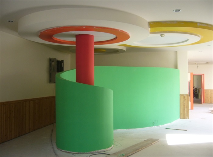 现代风格详细室内幼儿园设计cad施工图(2)